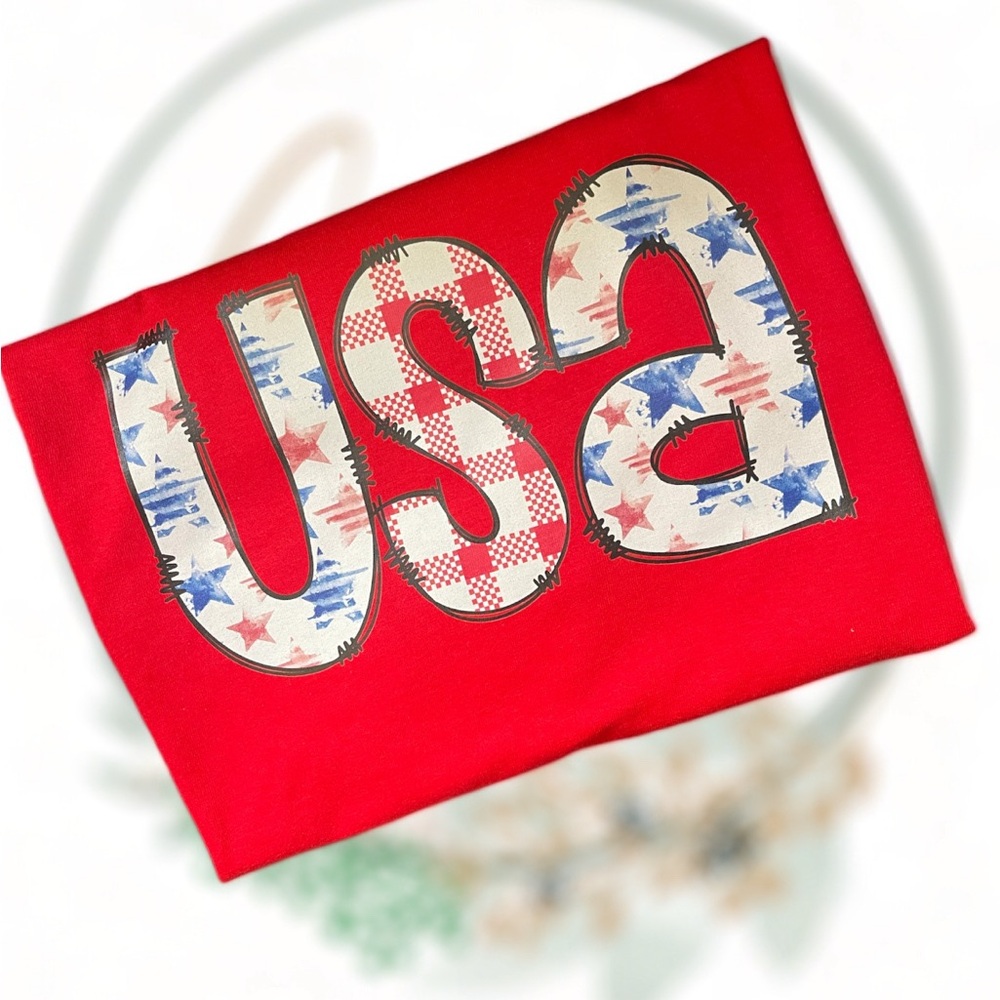 USA Red Graphic Tee
